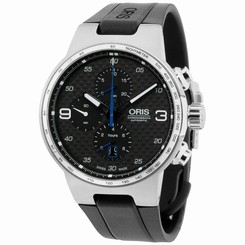 Oris Williams F1 Black Dial Silicone Strap Men's Watch 77477174164RS