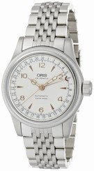 New ORIS Big Crown All SS Silver Dial Men's Automatic Watch 754 7543 4061M, MR