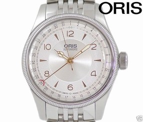 Auth ORIS Big Crown Aviation Pointer Date 7696 40 SS Automatic Men's watch