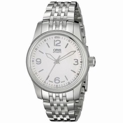 ORIS MEN'S 38MM STEEL BRACELET & CASE AUTOMATIC ANALOG WATCH 73376494031MB