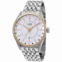 Oris Silver Tone Stainless Steel Men's Watch 76176916331MB