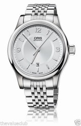 BRAND NEW Oris Classic Date White Watch 01 733 7594 4031-07 8 20 61 5709868385575