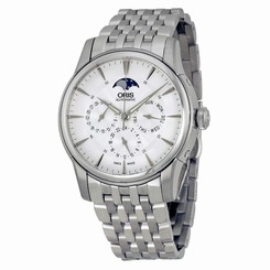 New ORIS Artelier Complication 781 7703 4031M SS Automatic 50M Men's Watch,AS