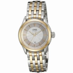ORIS WOMEN'S 31MM TWO TONE STEEL BRACELET & CASE AUTOMATIC WATCH 56176044351MB
