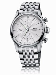 Oris Mens Artelier Chronograph Watch Automatic (0177476864051-0712373FC)