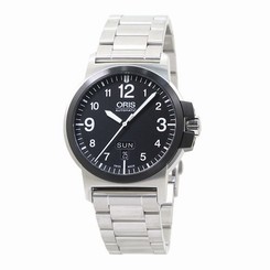 New Oris BC3 Advanced Day Date 735.7641.4364M SS AT Black Dial Men's Watch,AS