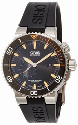 New ORIS Carlos Coste Limited TI/Rubber Black Men's Auto Watch 743 7709 7184R,MR