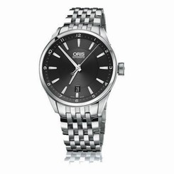 New ORIS Artic Scan Date SS Black Dial Men's Automatic Watch 733 7713 4034M, MR