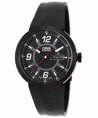 NIB ORIS MEN"S TT1 WILLIAMS F1 TEAM AUTOMATIC BLACK! 3576514764-0742506B-SD