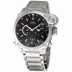 Oris Men's 690-7615-4154MB BC4 Flight Timer Black Dial Watch