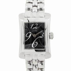 Oris Rectangular Date 2008 Stainless Steel Auto Ladies Watch 561 7620 4064 MB
