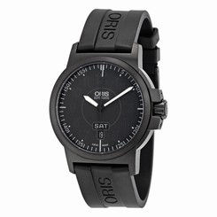 Oris Black Ion-plated Stainless Steel Mens Watch 01 735 7641 4764-07 4 22 05B 646986014978