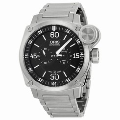Oris BC4 Der Meisterflieger Automatic Black Dial Steel Mens Watch