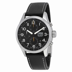 Oris Big Crown ProPilot Chronograph Black Dial Black Mens Watch 774-7699-4134LS