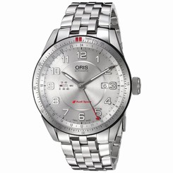 ORIS MEN'S 43MM STEEL BRACELET & CASE AUTOMATIC ANALOG WATCH 74777014461MB