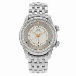 Oris Artelier Alarm 01 908 7607 4051-Set-MB Stainless Steel Automatic Men's Watc