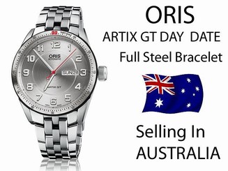Oris Artix GT 42mm Day Date Steel Bracelet RRP $2700 SELLING in AUST