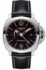 Panerai 3 Days GMT Automatic 44mm Steel/Leather Men's Watch PAM00531