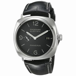PANERAI MEN'S RADIOMIR 45MM LEATHER BAND STEEL CASE AUTOMATIC WATCH PAM00388