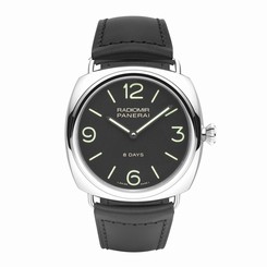 NEW Panerai Radiomir Black Seal 8 Days Acciaio Steel Mens watch PAM00610 PAM 610