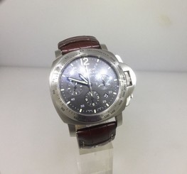 PANERAI LUMINOR DAYLIGHT CHRONOGRAPH STAINLESS STEEL MEN'S WATCH PAM 250!!!