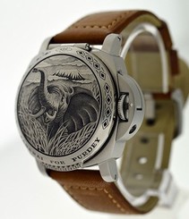 Panerai Luminor Sealand for Purdey "Elephant" PAM00814 LIMITED Watch.