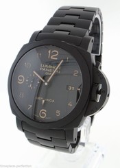 Panerai Pam 438 Luminor Marina 1950 3 Day Automatic GMT Ceramica Bracelet 7612456840807