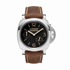 New Panerai Luminor 1950 3 Days Power Reserve Steel Mens Watch PAM00423 7612456842023