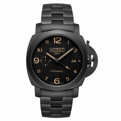Panerai Luminor 1950 GMT Tuttonero Ceramic PAM00438 PAM 438 NEW Ret: $14,400 7612456840807
