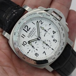 Panerai Luminor "Daylight" Chronograph White Dial PAM 188 - PAM00188