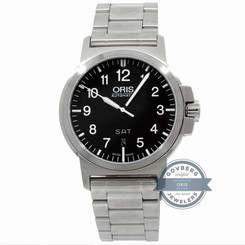 Oris BC3 Advanced Day Date 735 7641 4164MB Auto 42mm Steel Mens Bracelet Watch