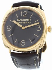Men's Panerai Radiomir 18K Rose Gold Watch PAM00379 7612456753923