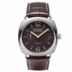 NEW Radiomir 8 Days Brown Dial Men's Watch PAM00346 7612456696107