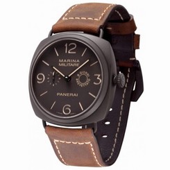 PANERAI MEN'S RADIOMIR 47MM LEATHER BAND STEEL CASE MECHANICAL WATCH PAM00339