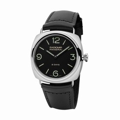 PANERAI MEN'S RADIOMIR 45MM LEATHER BAND STEEL CASE MECHANICAL WATCH PAM00610