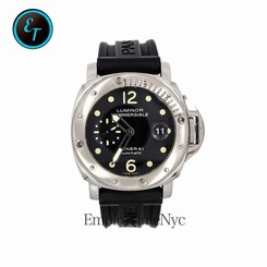 PANERAI LUMINOR SUBMERSIBLE PAM 24 OP 6561 RUBBER AUTOMATIC MENS WATCH LIMITED