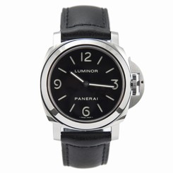 PANERAI HISTORIC 44MM LUMINOR BASE MODEL PAM00112 MANUAL WOUND BLACK DIAL 7612456230240