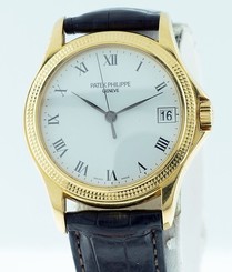 Patek Philippe Calatrava 5117J gent's RARE 18k Yellow Gold 37mm Automatic watch.
