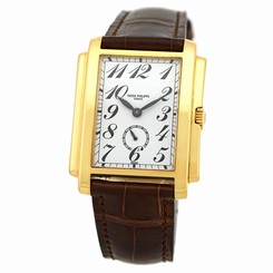 PATEK PHILIPPE Man's 18K Yellow Gold Gondolo # 5024 Box Warranty 5024-J MINTY