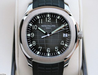 Patek Philippe Jumbo Aquanaut 5167 Steel Rubber Mens Watch Box/Papers 5167A