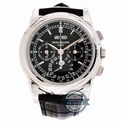 Patek Philippe Perpetual Calendar Chrono 5970P-001 Manual Platinum Mens Watch