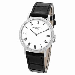 PATEK PHILIPPE 18K White Gold Calatrava # 5120-G Warranty 2010 Box 5120 MINTY
