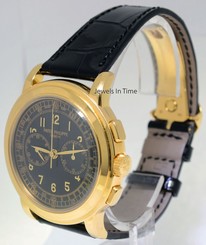 Patek Philippe 5070 18K Yellow Gold Chronograph Mens Watch Box/Papers 5070J