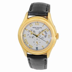 PATEK PHILIPPE 18K Yellow Gold Annual Calendar 5035 J Box Warranty 5035-J MINTY