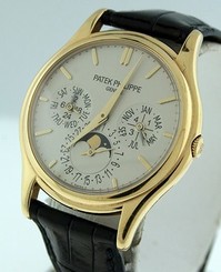 Patek Philippe Perpetual Calendar 5140J Moonphase 18k Yellow Gold 38mm watch.