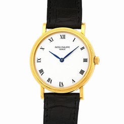 PATEK PHILIPPE 18K Yellow Gold 34mm Calatrava Automatic 3992 J Box Warranty