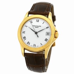 PATEK PHILIPPE 18K Yellow Gold Calatrava 5117 Box 2005 Warranty 5117-J Automatic