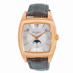 PATEK PHILIPPE 18K Rose Gold Annual Calendario Moonphase 5135 R Warranty 5135-R
