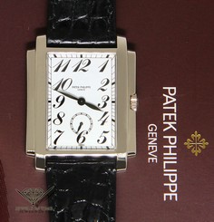 Patek Philippe 5024 Gondolo 18k White Gold Manual Mens Watch 5024G Box/Papers