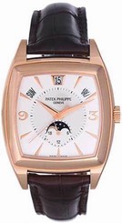 Patek Philippe Gondolo Calendario Annual Calendar Mens Rose Gold Moonphase 5135R